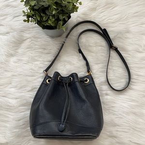 GUCCI authentic vintage bag in navy blue